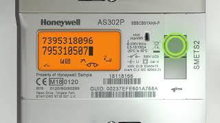 How to enter the UTRN on Honeywell pre-payment smart meter