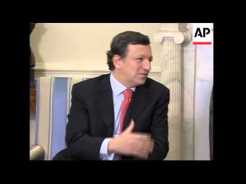WRAP Bush meets European Union president ADDS presser