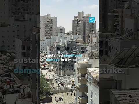 FRANCE 24 images: #Iranian missile #strike on Israel’s Be’er Sheva • FRANCE 24 English