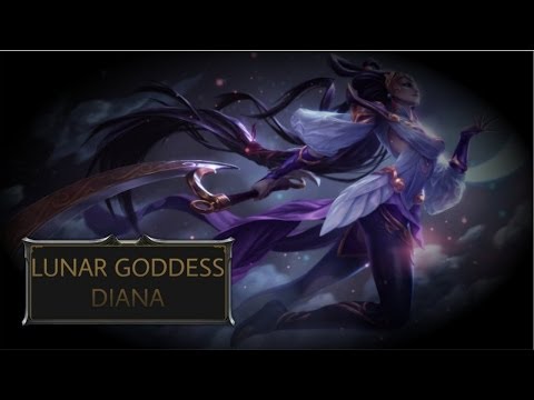 League of Legends Lunar Goddess Diana |Skin Spotlight #1|