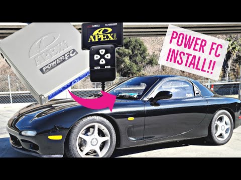 APEXi Power FC Install on a FD3S RX-7