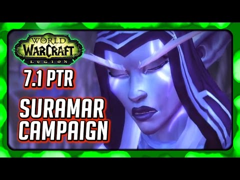 WOW Legion 🌟 7.1 Suramar Campaign - Tyrande Holds a 10 000 Year Old Grudge Against Thalyssra