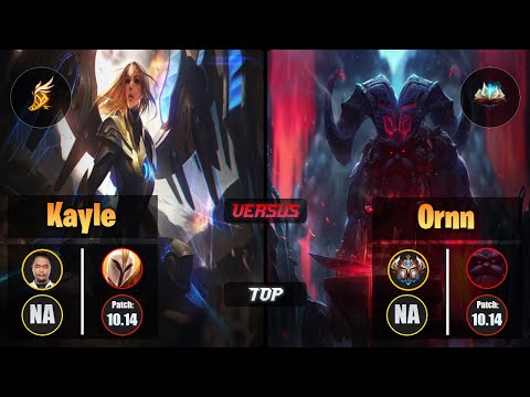 Impact KAYLE (Top) [Fleet Footwork] VS ORNN - Challenger NA Patch 10.14
