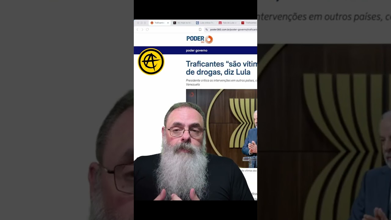 LULA diz que "TRAFICANTES são VÍTIMAS dos USUÁRIOS", mas MUITO PIOR é o que ELE QUER DIZER com ISSO
