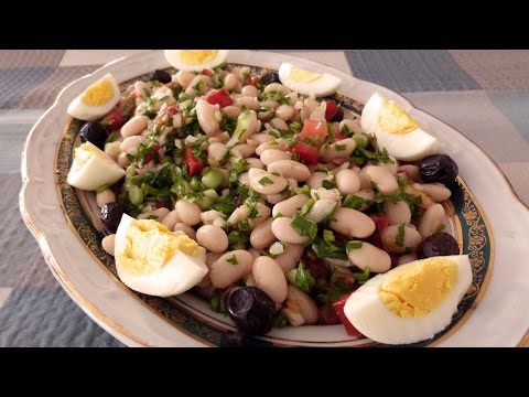 Receta de ensalada de frijoles blancos - ensalada de blanquillos