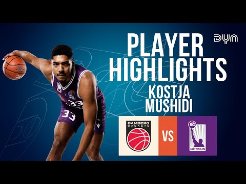 Kostja Mushidi Highlights vs. Bamberg Baskets | easyCredit BBL | Dyn Basketball