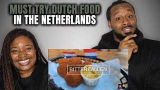 🇳🇱 American Couple Reacts to TOP 5 Must Try DUTCH FOOD in the Netherlands!