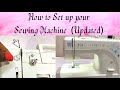 HOW TO SET UP THE BUTTERFLY JH8190S SEWING MACHINE Thread Butterfly Sewing Machine