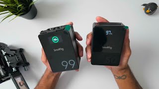 SmallRig V-Mount Battery Comparison:  VB99 Pro vs VB50