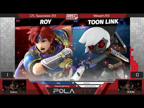 CFL Smackdown Ultimate 213 - Goblin (Roy) vs DOOM (Toon Link) - Winners R3
