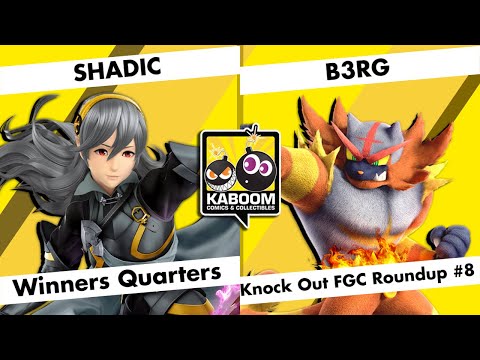 SHADIC (Corrin) vs B3RG (Incineroar) - WQF - Knock Out FGC Roundup #8