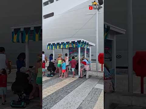 Thumbnail for The Long Walk To The Cruise Terminal In Nassau Bahamas