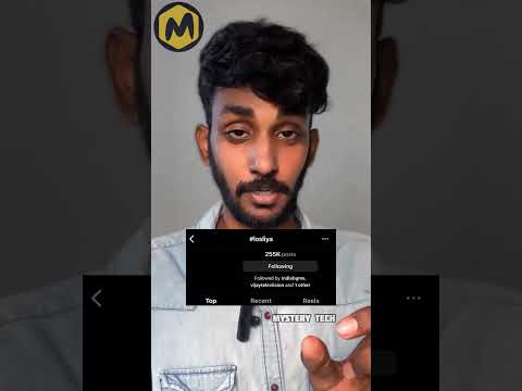How to use hashtags #tags #instagram #mysterytech  #meta #tamilwhatsappstatus