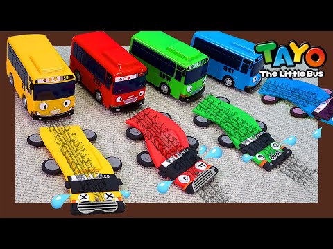 Tayo Heroes Compilation l Tayo and the little buses have been laid down l Toys for Kids