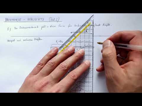 Drehmoment - Hebelgesetz (Teil 2)