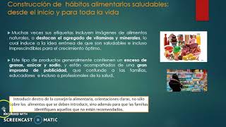 Alimentación 1a parte menor de 2 años