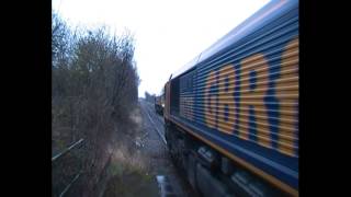 preview picture of video 'Trains at Goole. (10/02/13) *Including First Hull trains diverts*.'