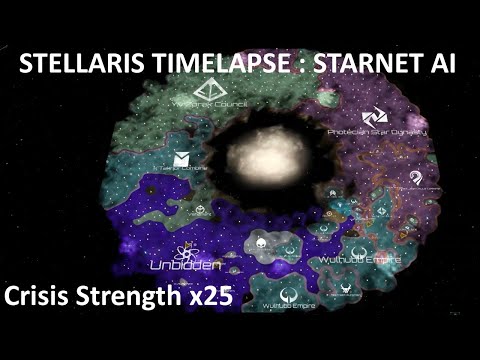 Stellaris Timelapse: Crisis Strength x25