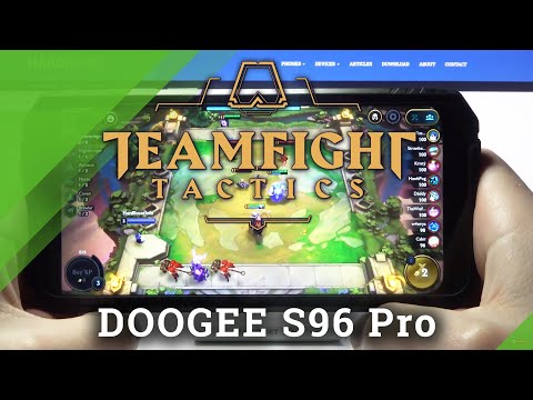 Test Game TFT Mobile  on DOOGEE S96 Pro | MediaTek Helio G90 | 8GB RAM | Gameplay - FPS Check