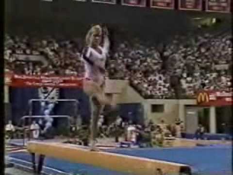 Brandy Johnson - 1989 USA vs USSR - Balance Beam
