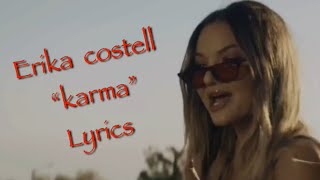 Erika Costell - Karma Lyrics