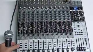 Video thumbnail for Mesa de Som Console Analogico Behringer Xenyx2442FX by audiosubsom