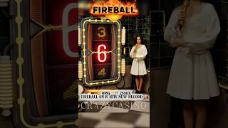 Fireball 2500X Lucky Number 15 Hits New Record | New Game Todays Bigwin Crazytime #shorts #trending