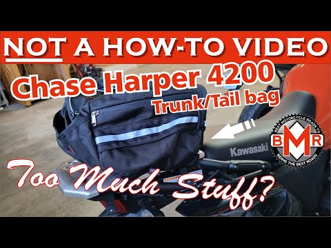 Install my Chase Harper 4200 Tail Bag | 2022 KLR 650