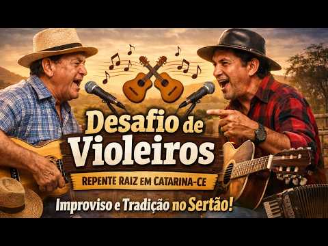 🎤 Desafio de Violeiros em Catarina-CE | Repente Raiz no Sertão 🎶