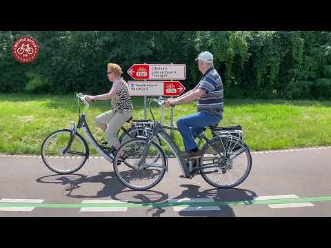 The finished F261 Fast Cycle Route Tilburg-Waalwijk