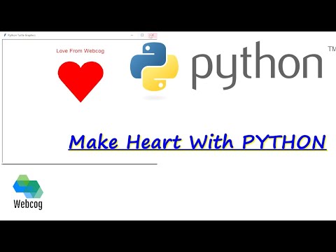 Making Heart With Python Source Code Free Download Pythonsearchheart Patternpython Basics