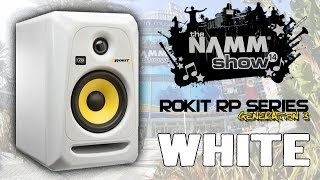 Video thumbnail for KRK Rokit RP G3 Active Studio Monitor in White - NAMM 2014 by GetintheMix