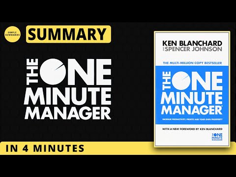 The One Minute Manager Summary | Ken Blanchard & Spencer Johnson