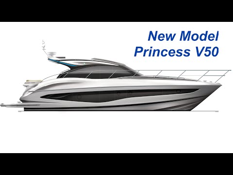 $1.6 Million Yacht Tour : Princess V50 Deck Saloon