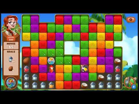 Lost Island Blast Adventure Level 289 - NO BOOSTERS 🏝️ | SKILLGAMING ✔️