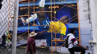 Dünya Kupası sokak sanatı Rio de Janeiro'ya geri döndü