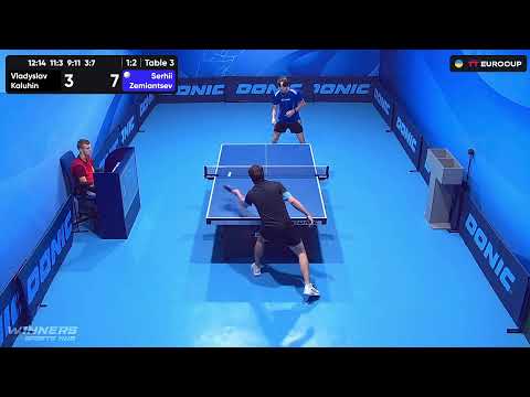 15:30 Vladyslav Kaluhin - Serhii Zemiantsev 13.09.2023 TT Euro.Cup Ukraine Star. Table 3