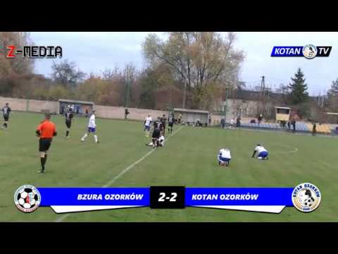 DERBY OZORKOWA II Bzura Ozorków 2-2 Kotan Ozorków II Skrót Meczu II Sezon 2019/20
