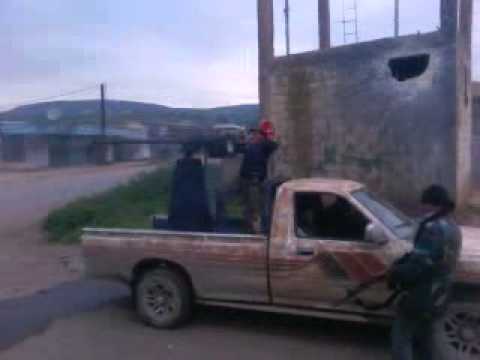 استهداف حاجز القاهرة في ريف حماة بواسطة رشاش 14 من قبل لواء نصرة المظلوم