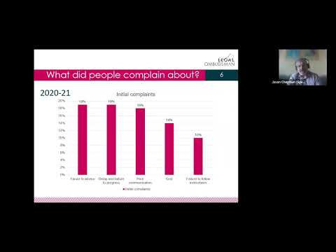 Bristol Law Society webinar with the Legal Ombudsman on best practice complaint handling