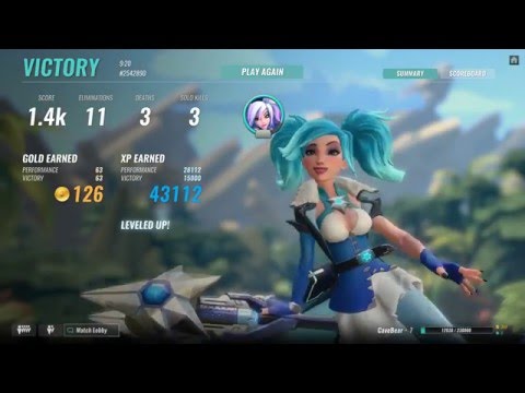 Paladins Closed Beta - Evie Gameplay