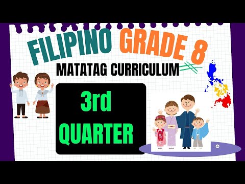 3rd Quarter- Grade 8 FILIPINO MATATAG Curriculum