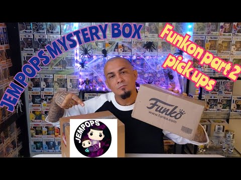 Funko pop $75 Jem Pops Mystery box and Funkon part 2