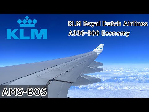KLM Airbus A330-300 Economy Review | Amsterdam, Netherlands (AMS) - Boston (BOS)