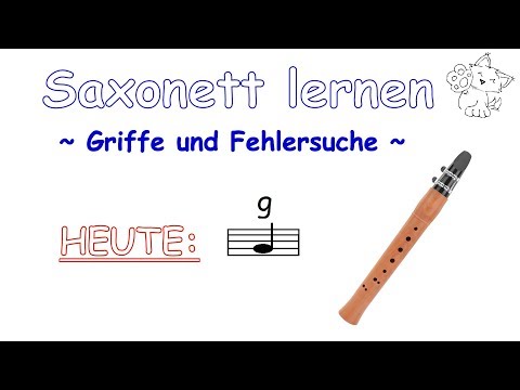 Saxonett lernen - Das g