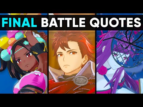Fire Emblem Engage - All Final Battle Map Quotes