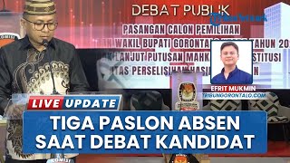 3 Paslon Debat PSU Pilkada Gorontalo Utara Tak Hadir, Acara Langsung Ditutup Tak Lama seusai Dibuka