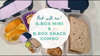 B.BOX MINI & SNACKBOX LUNCH COMBO | Pack With Me!