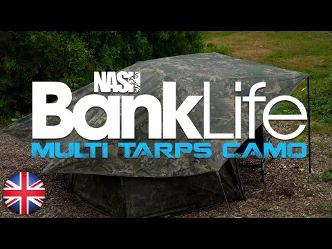 Nash Bank Life Camo Multi Tarp XL