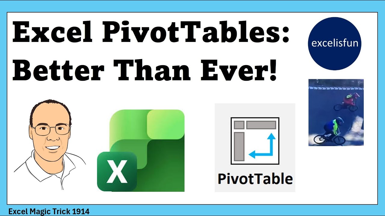 PivotTable New Features (#SPILL! Error & Auto Refresh) and PivotTable Basics Revealed. EMT 1914